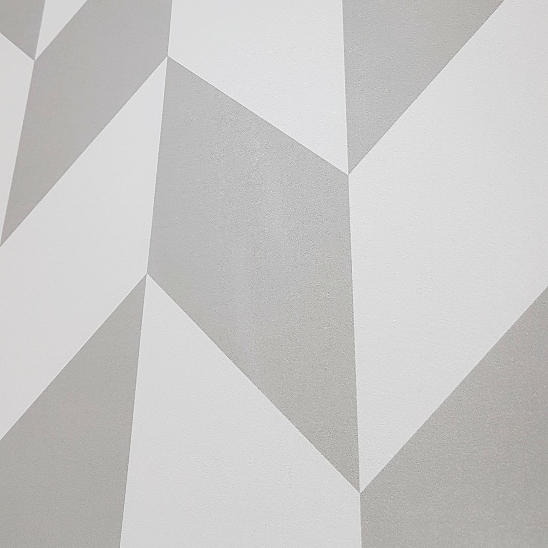 Tapeta JODEŁKA szara biała wzór skandynawski modny design - Dekoori zdjęcie 4