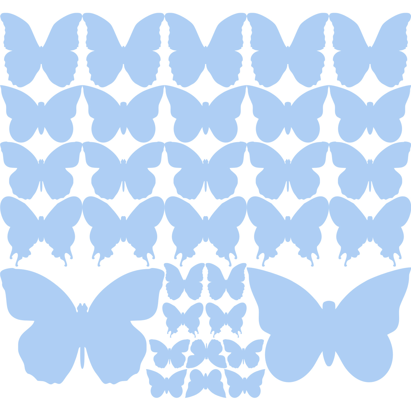 Samoprzylepne naklejki dekoracyjne motyle dla dzieci - Dekoori zdjęcie 2