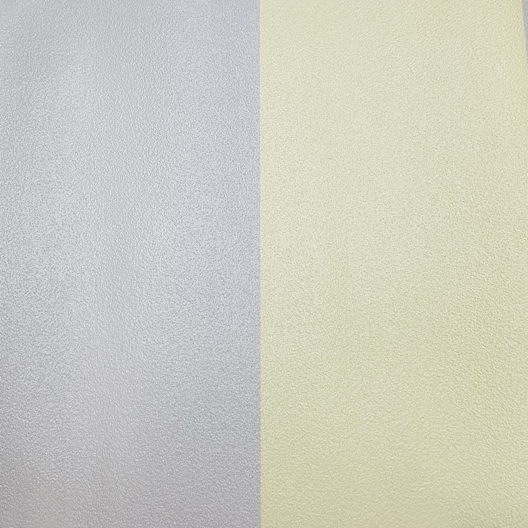 Tapeta szaro żółta w pionowe pasy 10 cm - Dekoori zdjęcie 2