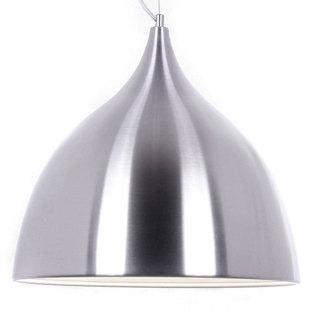 Lampa wisząca VITTORIO srebrna metalowa sufitowa loftowa - Lumina Deco zdjęcie 1