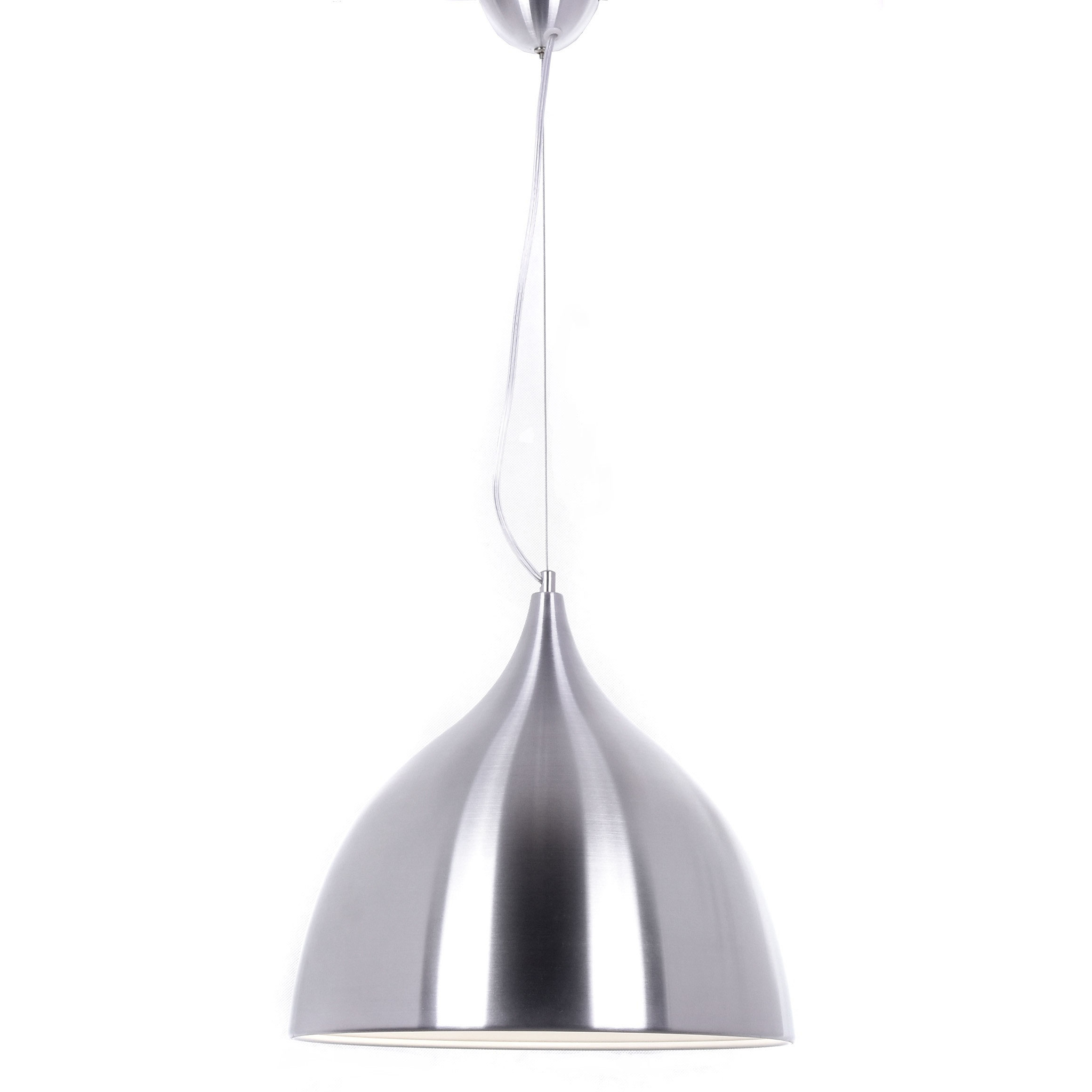 Lampa wisząca VITTORIO srebrna metalowa sufitowa loftowa - Lumina Deco zdjęcie 3