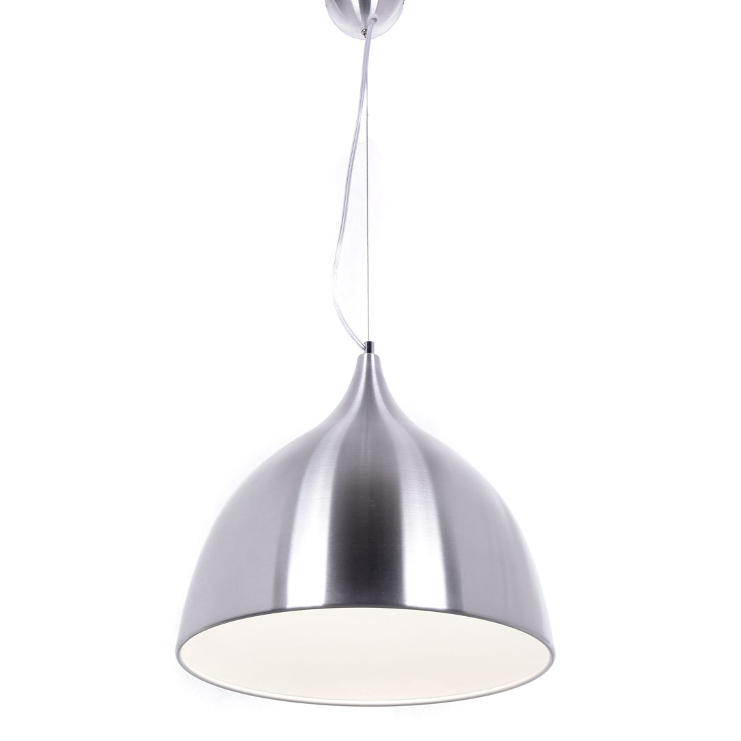 Lampa wisząca VITTORIO srebrna metalowa sufitowa loftowa - Lumina Deco zdjęcie 4