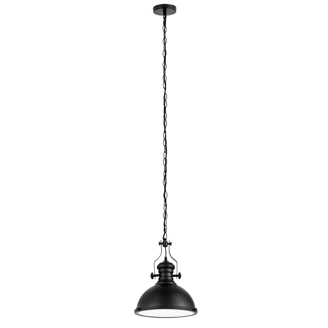 Czarna lampa loft industrialna ELIGIO wisząca przemysłowa metalowa retro - Lumina Deco zdjęcie 3