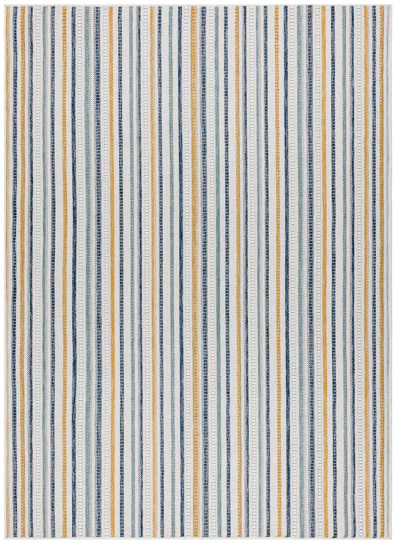 Młodzieżowy dywan do sypialni w żółte i szare pasy Desert Stripes - Carpetforyou zdjęcie 1