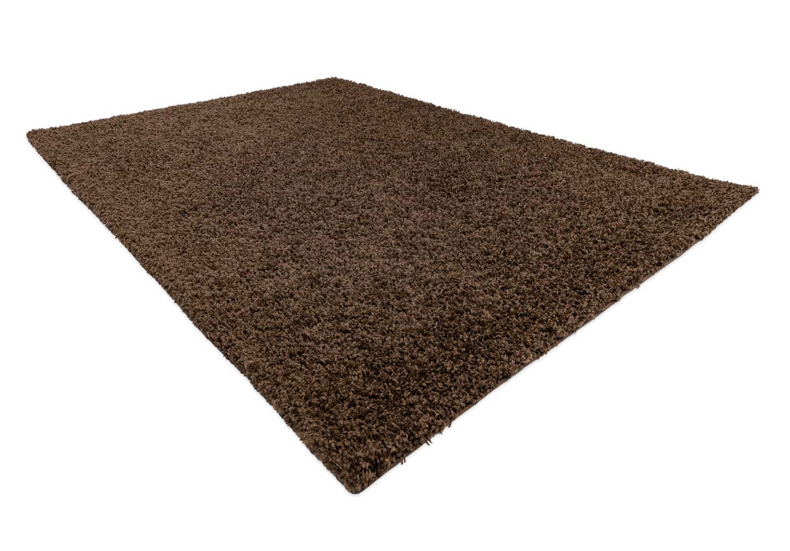 Ciemny nowoczesny dywan do sypialni w kolorze brązowym Shaggy Mellow - Carpetforyou zdjęcie 3