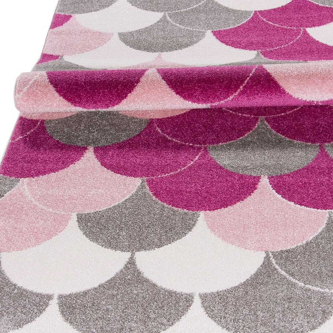 Elegancki nowoczesny dywan w różowe, szare i kremowe perły, kropki Pink Pearls - Carpetforyou zdjęcie 3