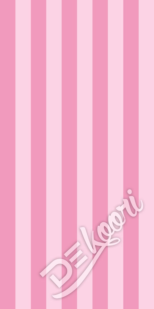 Różowa tapeta dziecięca dla dziewczynki w pionowe pasy - Dekoori zdjęcie 3