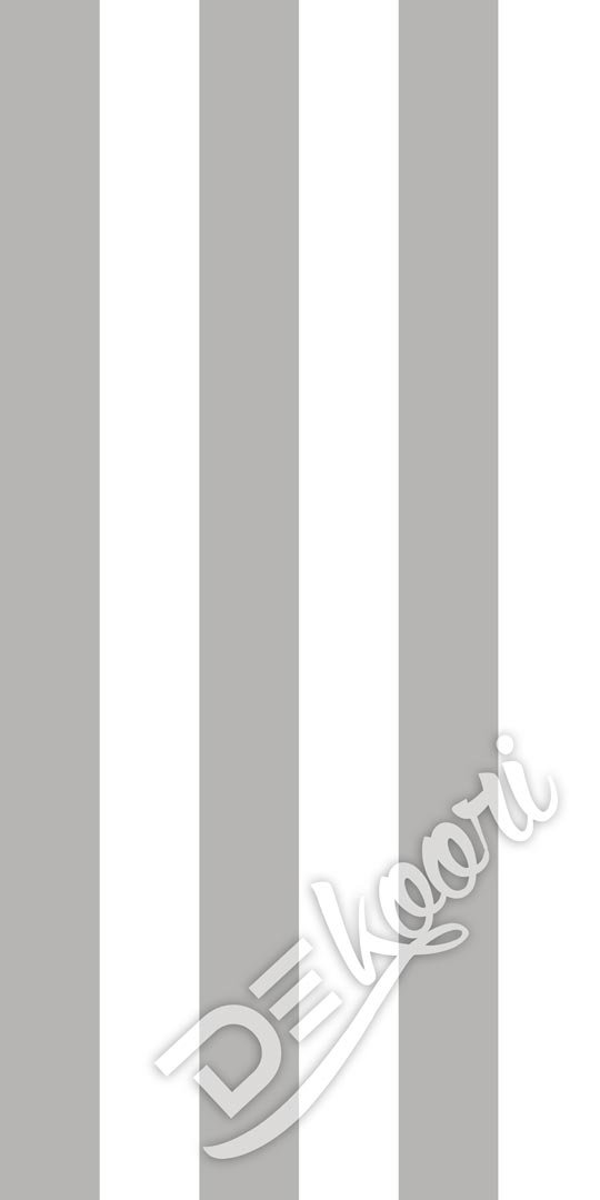Tapeta w PASY PIONOWE biało-szare 16,6 cm - Dekoori zdjęcie 3