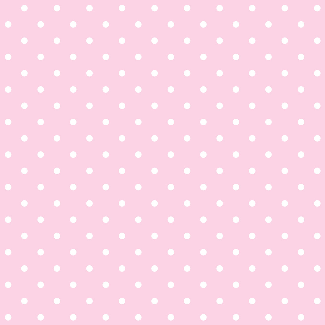 Różowa tapeta w małe białe kropki, groszki, polka dot 2 cm - Dekoori zdjęcie 1