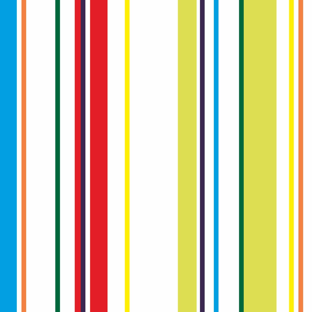 Dekoracyjna tapeta w kolorowe pasy, paski pionowe w różnych rozmiarach - Dekoori zdjęcie 1