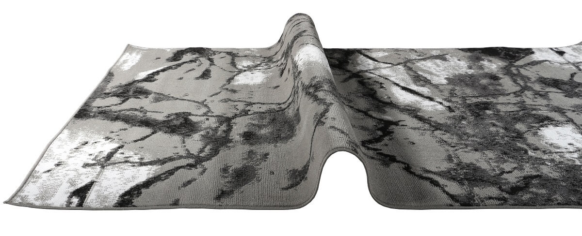 Nowoczesny abstrakcyjny dywan kamienny wzór w ciemnych kolorach Almas 29 popękany marmur - Carpetforyou zdjęcie 3