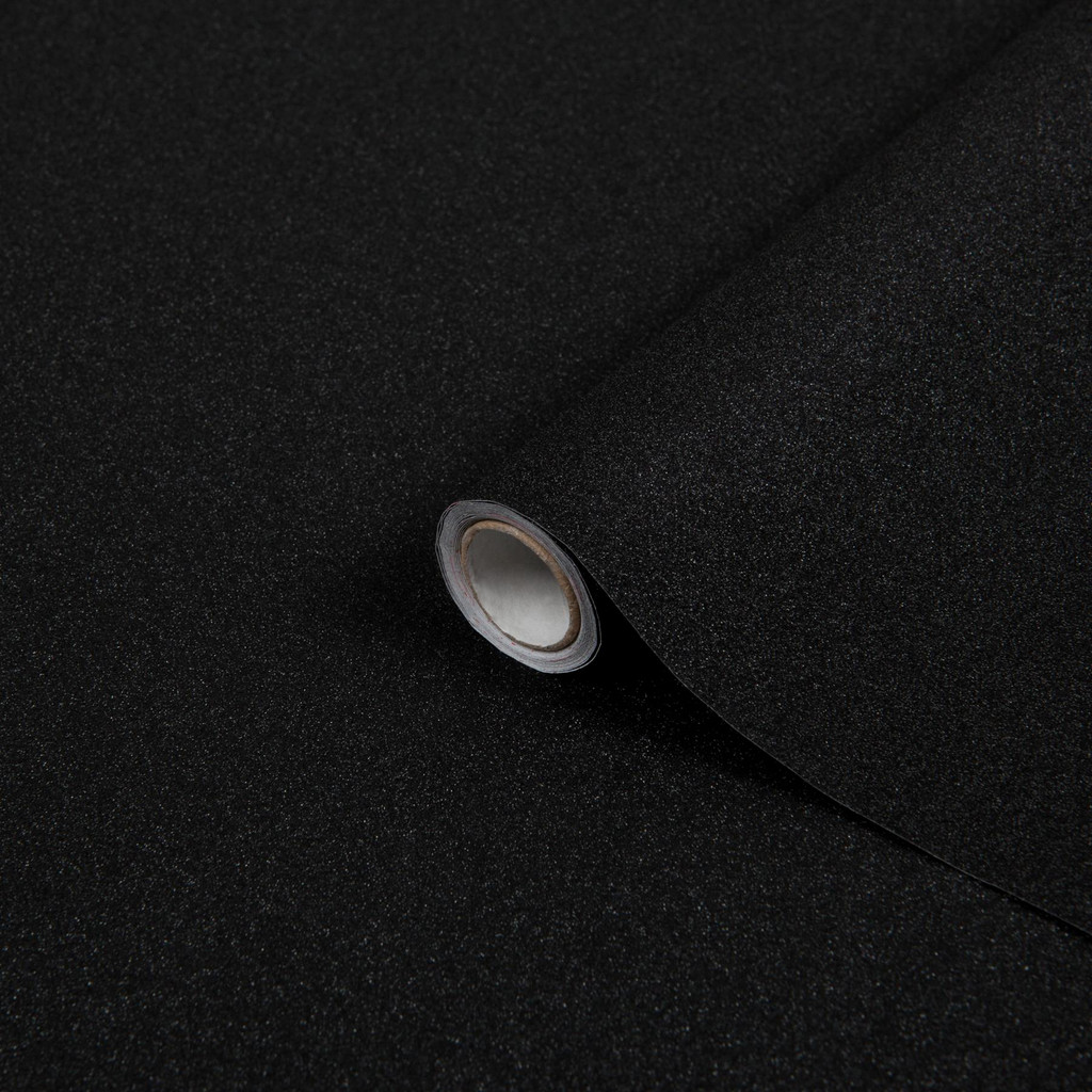 Czarna okleina meblowa połyskująca samoprzylepna glitter black - d-c-fix zdjęcie 3
