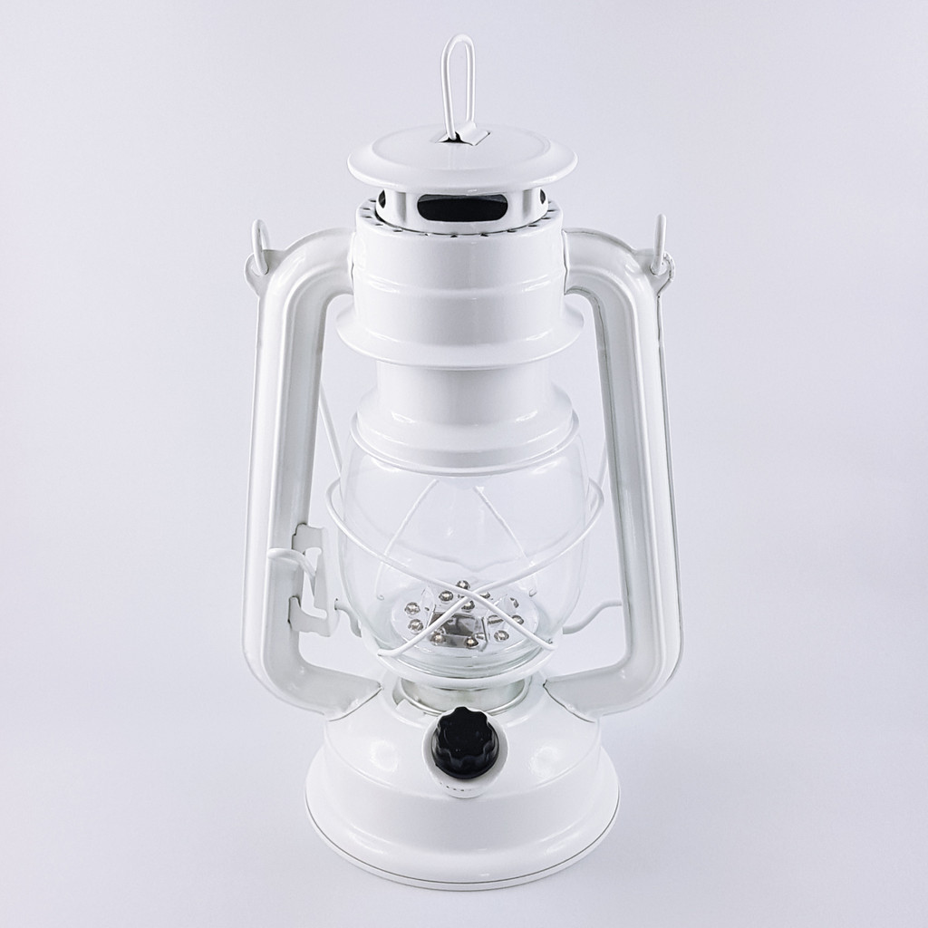 Marynarska lampa latarnia naftowa biała LED - Masz zdjęcie 1