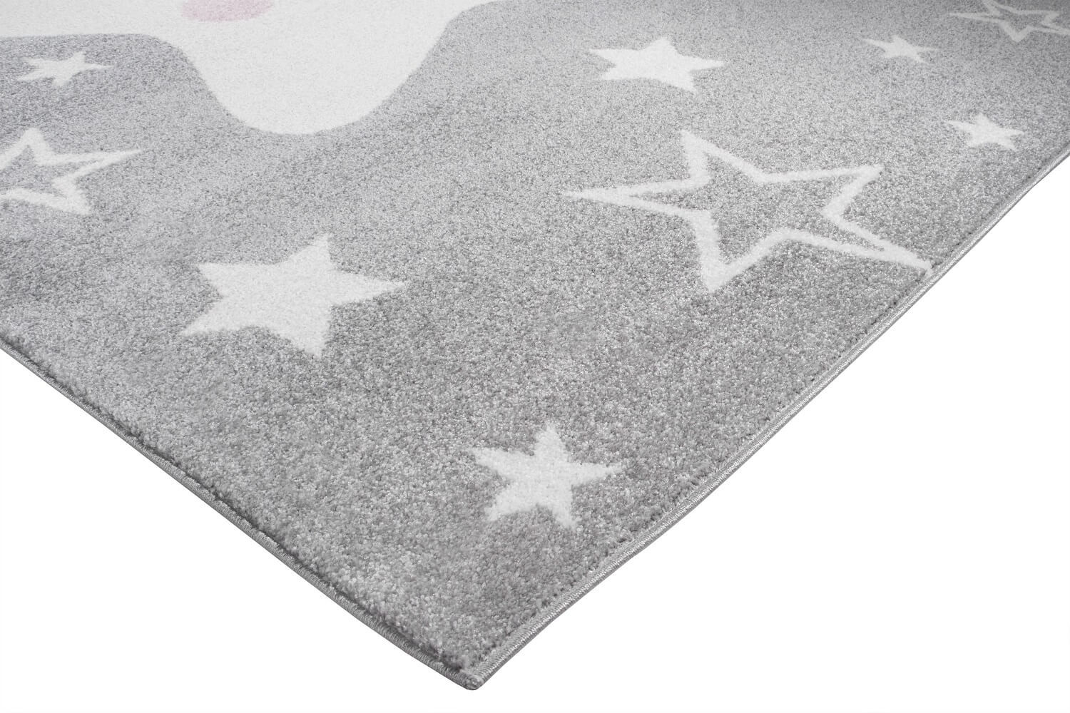 Antyalergiczny szary dywan dla dzieci w jasne gwiazdki Happy Star Grey - Carpetforyou zdjęcie 3