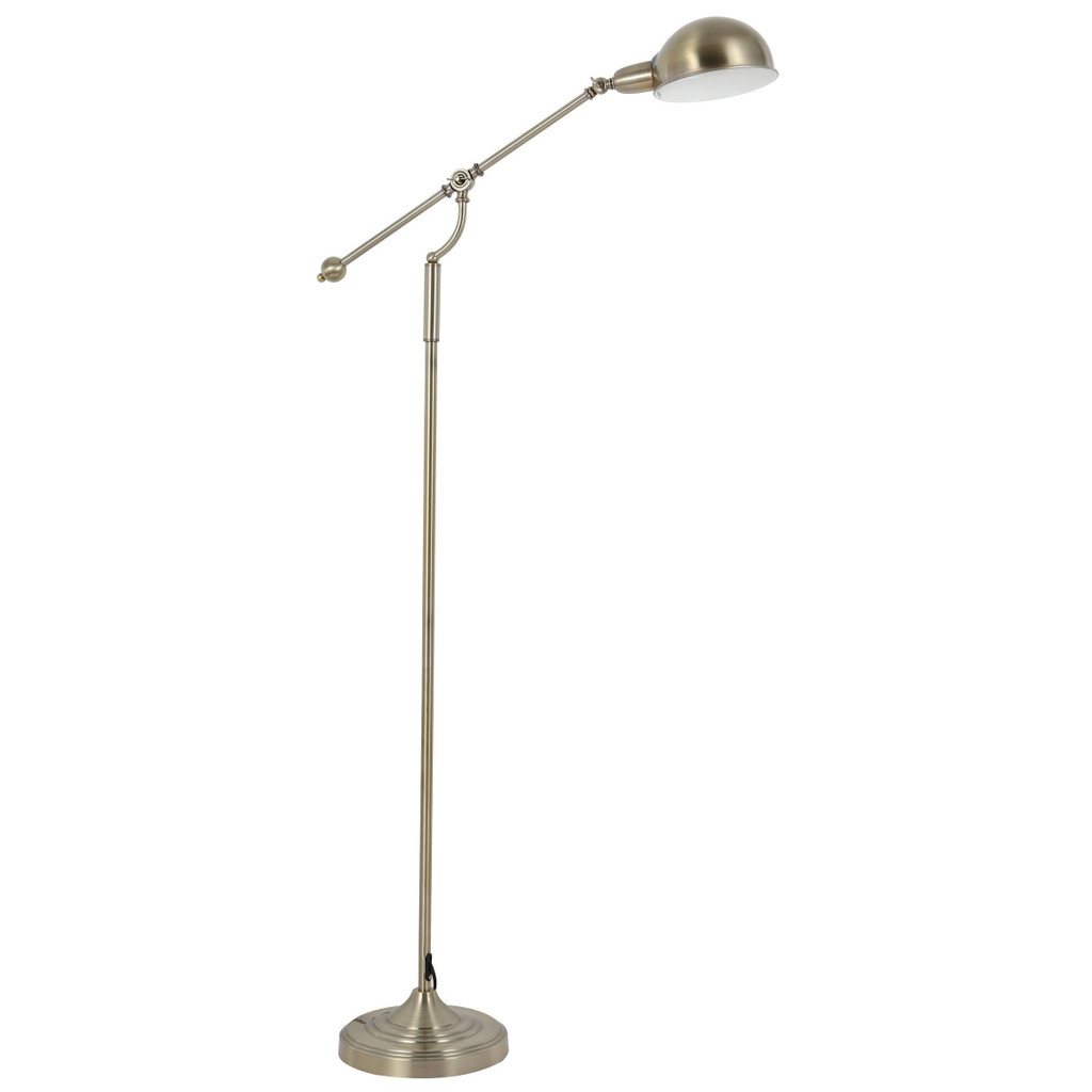 Lampa stojąca mosiądz, stare złoto BRITOS loft industrialna ozdobna stylowa - Lumina Deco zdjęcie 1