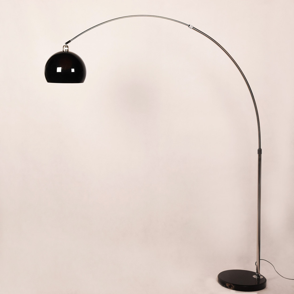 Lampa stojąca czarna NEGREDO podłogowa nowoczesna elegancka - Lumina Deco zdjęcie 1