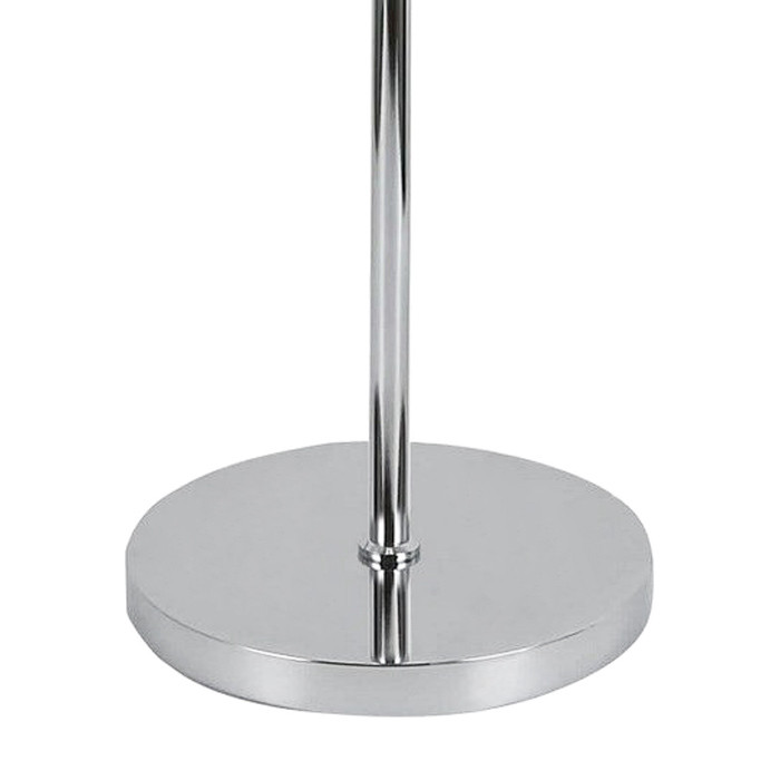 Chromowana minimalistyczna lampa podłogowa FREDICA W3 wielopunktowa - Lumina Deco zdjęcie 4