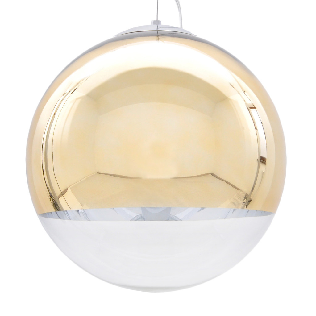 Elegancka nowoczesna lampa wisząca IBIZA złota szklana - Lumina Deco zdjęcie 1