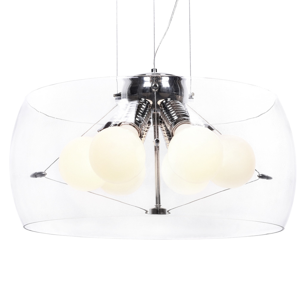 Elegancka szklana lampa wisząca NANO przezroczysta elegancka - Lumina Deco zdjęcie 1