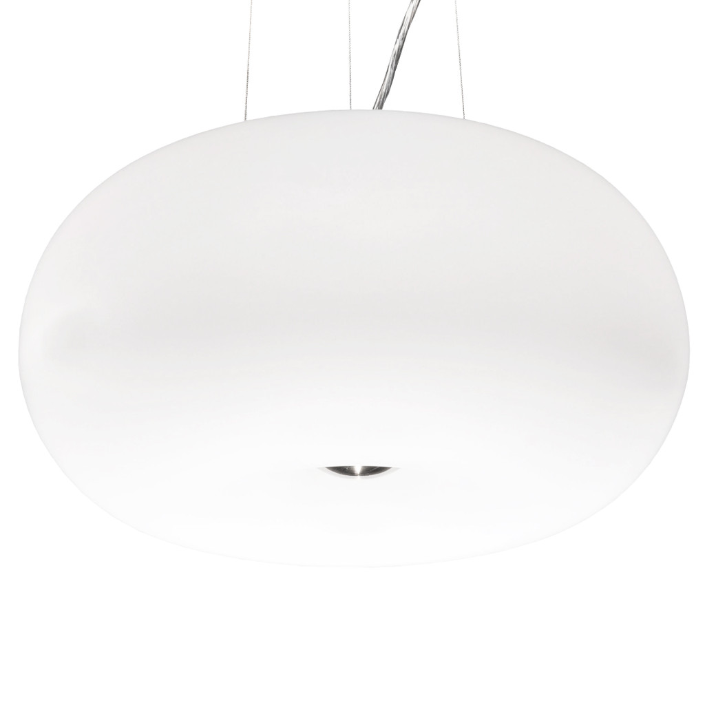 Designerska, biała lampa wisząca FERMINO w nowoczesnym stylu - Lumina Deco zdjęcie 1