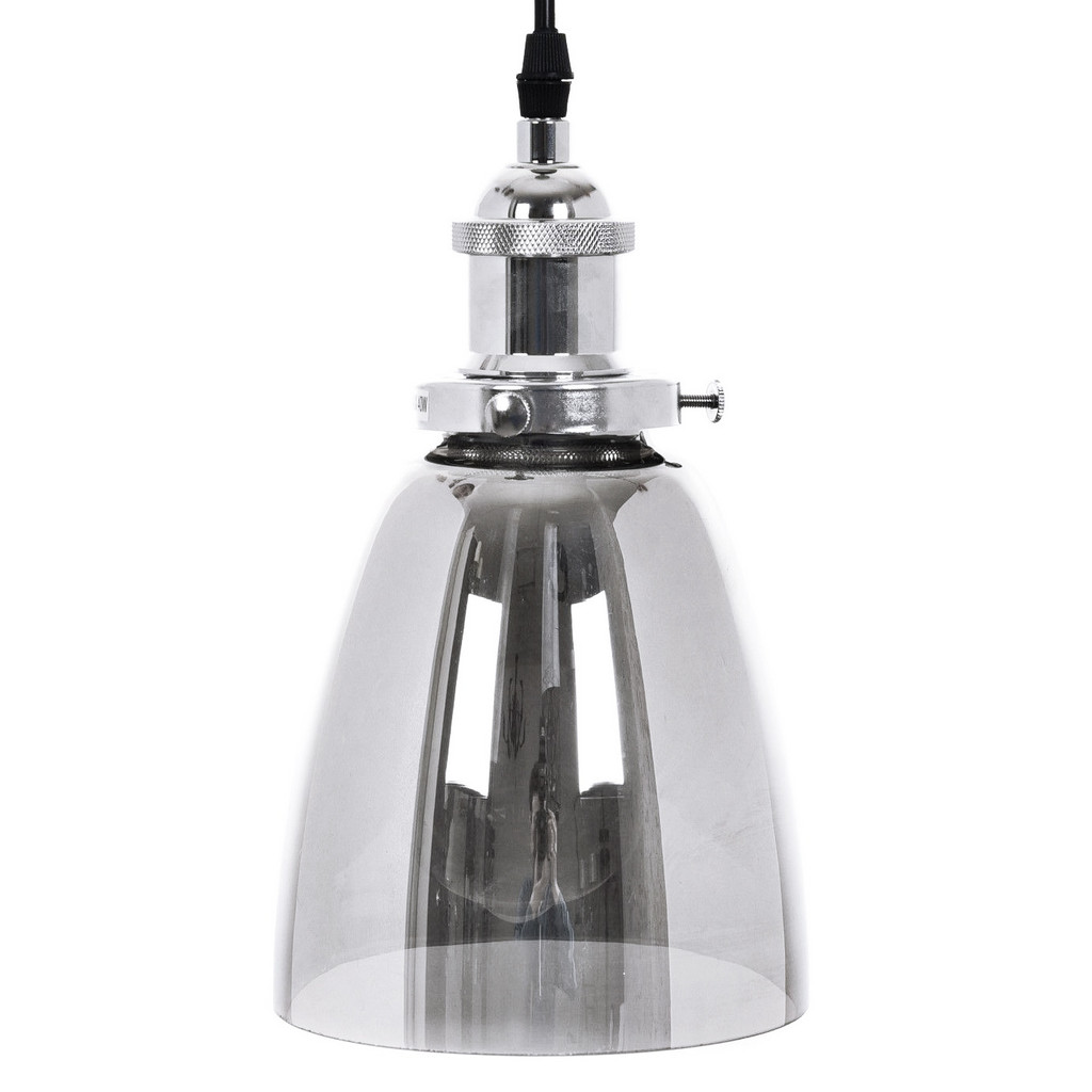 Dymiona lampa wisząca nowoczesna FABI CHROM W1, dymiona, chromowana, zwis - Lumina Deco zdjęcie 4