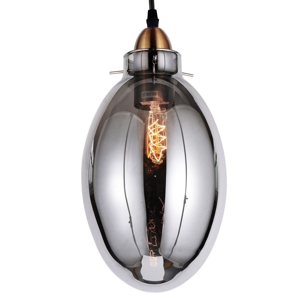 Dymiona lampa wisząca RENTON w loftowym stylu, nowoczesna, industrialna - Lumina Deco zdjęcie 1