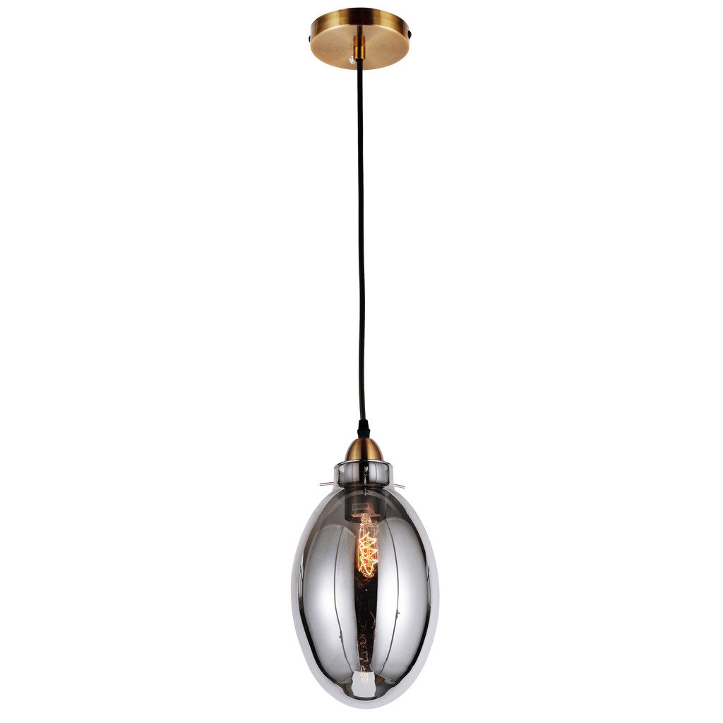 Dymiona lampa wisząca RENTON w loftowym stylu, nowoczesna, industrialna - Lumina Deco zdjęcie 3