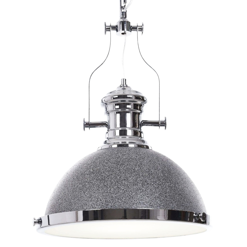 Granitowa lampa na łańcuchu ETTORE w loftowym stylu - Lumina Deco zdjęcie 3