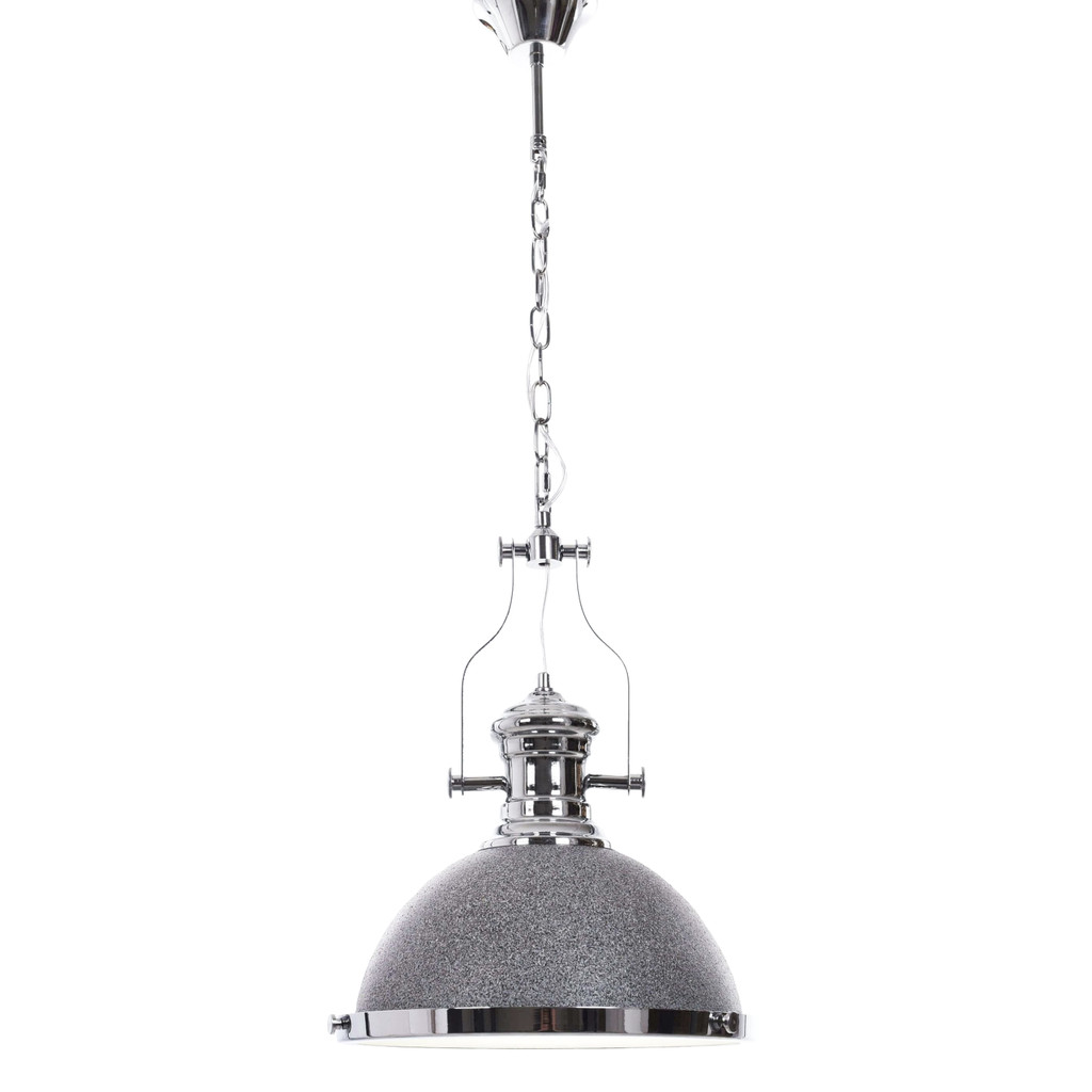 Granitowa lampa na łańcuchu ETTORE w loftowym stylu - Lumina Deco zdjęcie 2