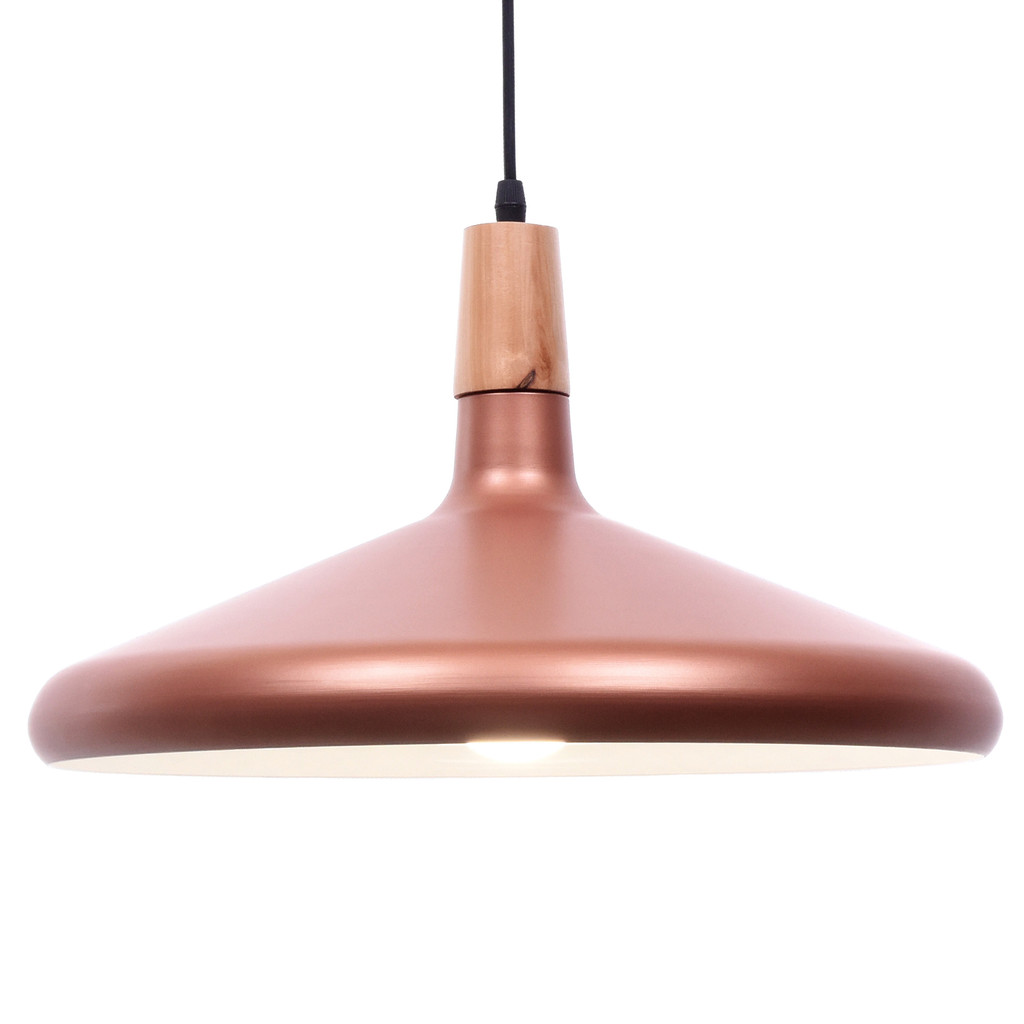 Industrialna lampa wisząca różowe złoto BAFIDO C1 nowoczesna, regulowana - Lumina Deco zdjęcie 1