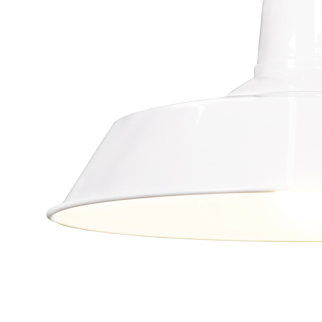 Biała lampa loftowa SAGGI metalowa okrągła industrialna - Lumina Deco zdjęcie 4