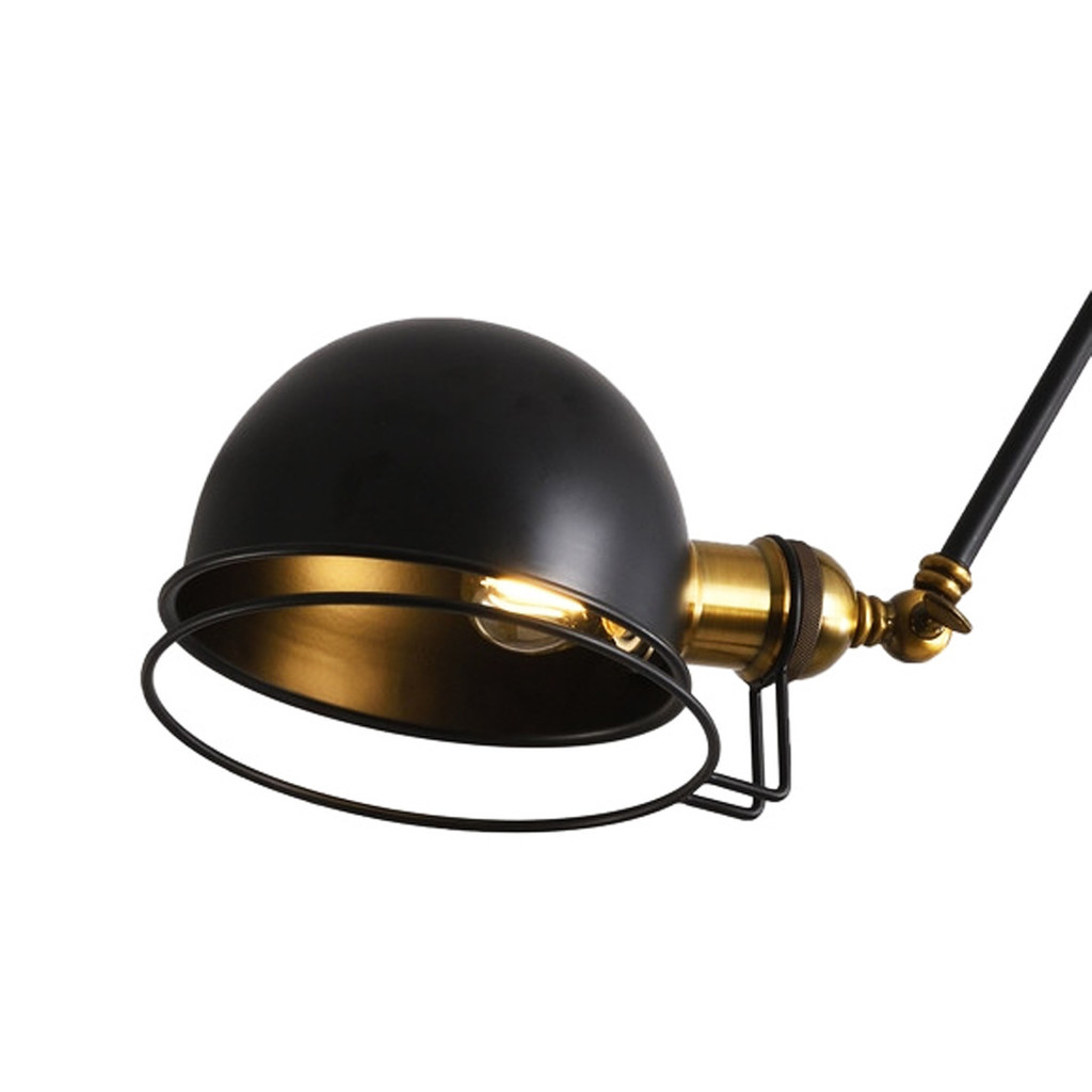 Potrójna lampa wisząca VALMONTI W3 czarna metalowa nowoczesna - Lumina Deco zdjęcie 4