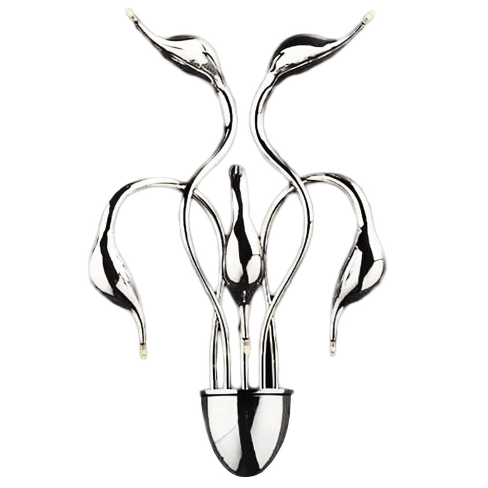 Chromowany kinkiet MAGICA W5 designerski kształt wielopunktowy - Lumina Deco zdjęcie 1