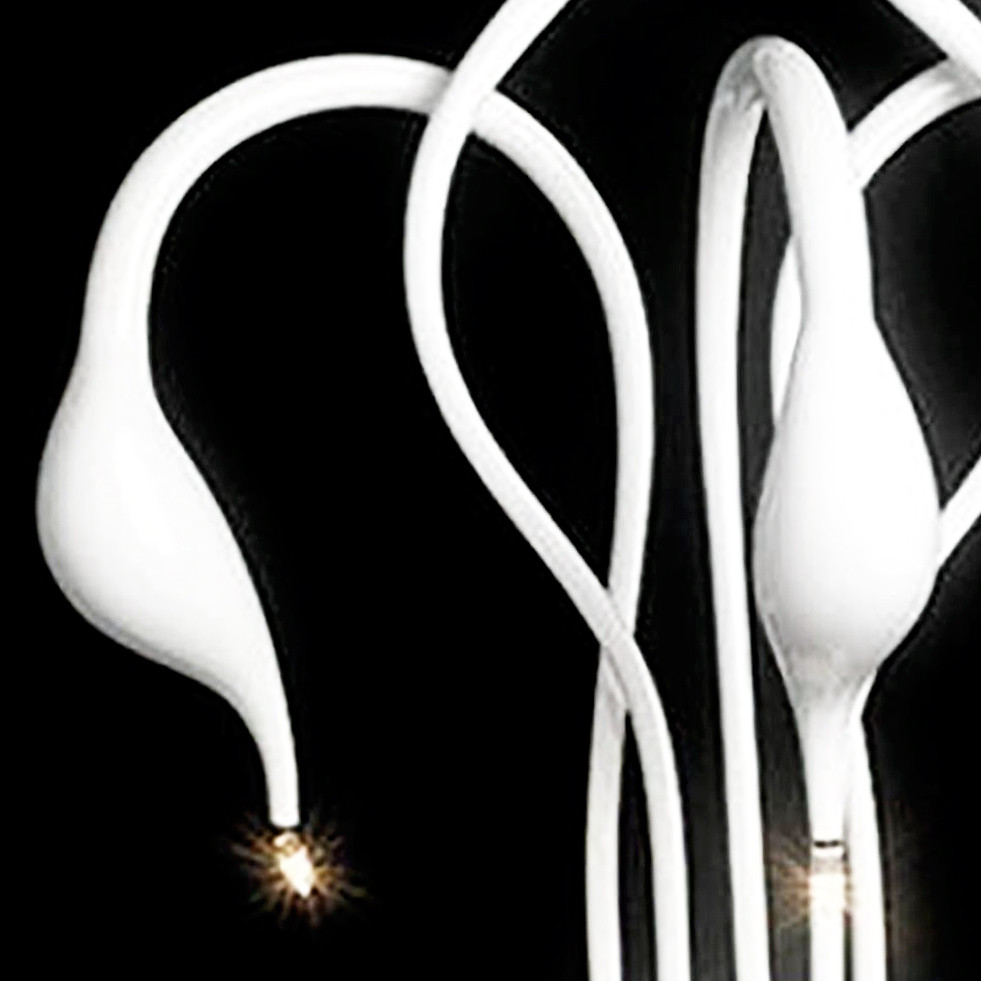Biały kinkiet designerski MAGICA W5 nowoczesna lampa ścienna - Lumina Deco zdjęcie 3