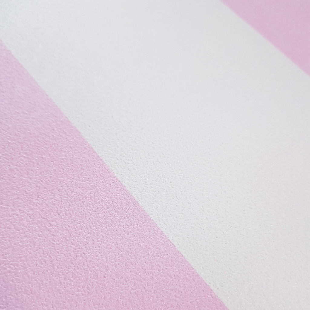 Tapeta w biało różowe pasy pionowe - Dekoori zdjęcie 4