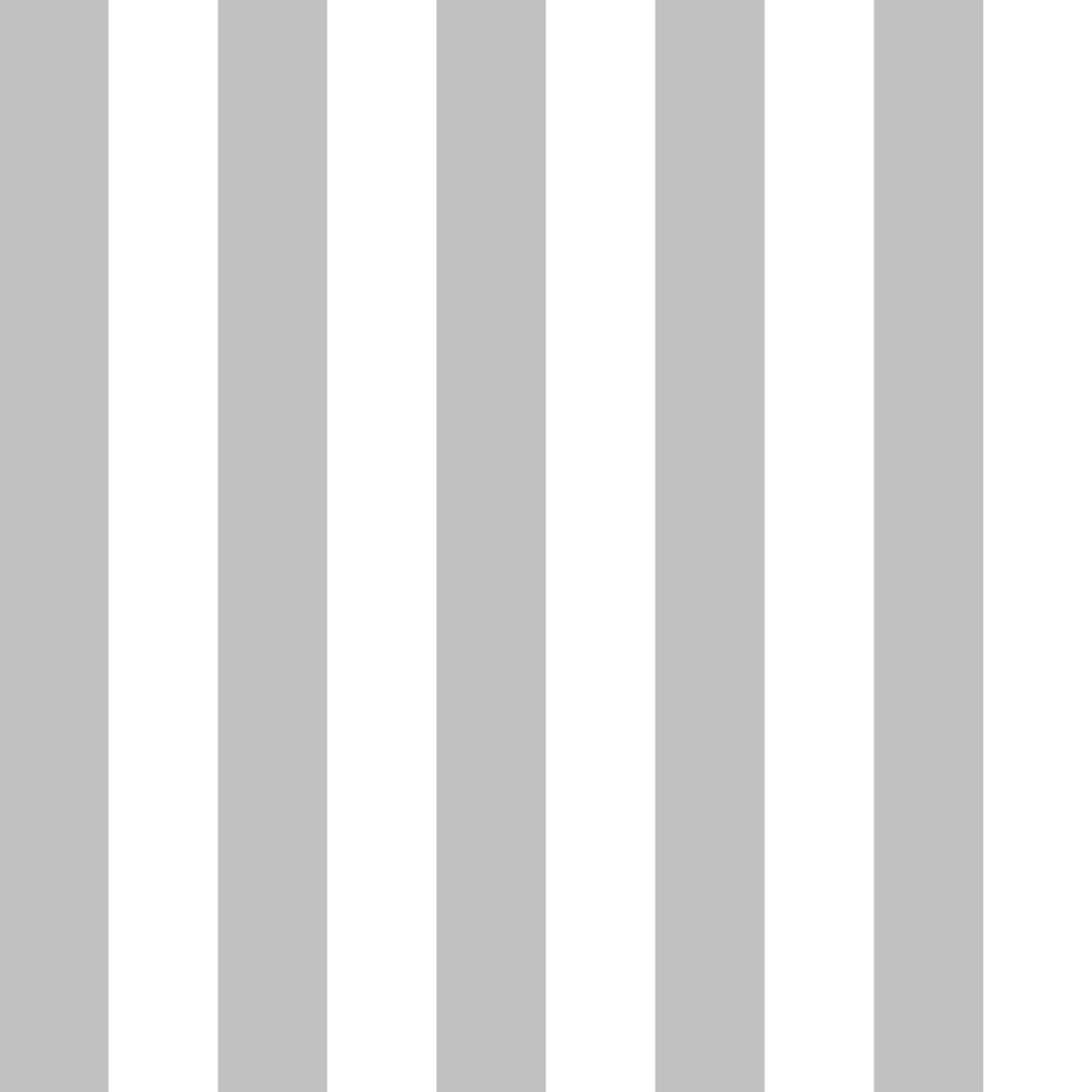 Tapeta w paski szare, białe, pionowe 10 cm - Dekoori zdjęcie 1