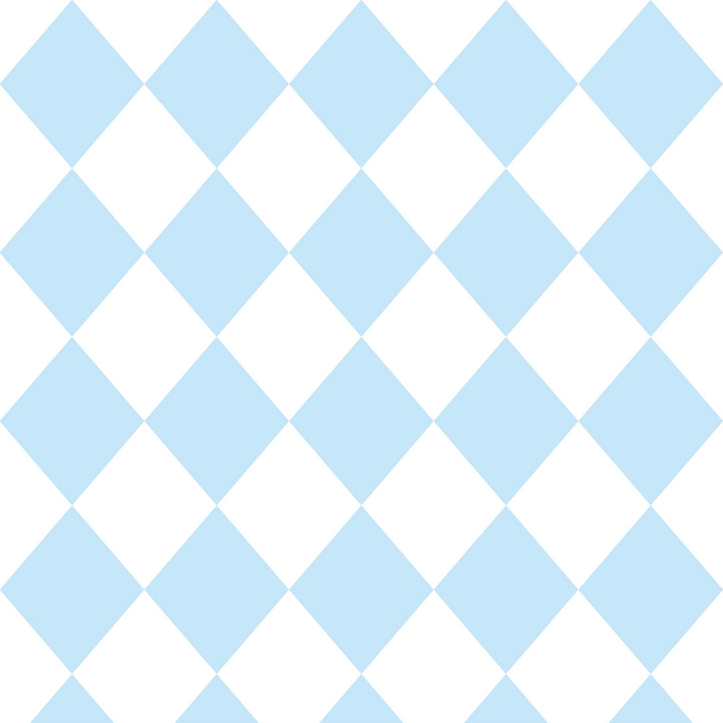 Tapeta w romby biało-niebieska-błękitna - Dekoori zdjęcie 1