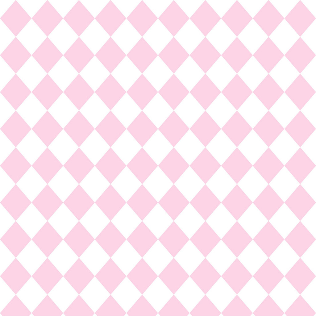 Tapeta w małe biało-jasno-różowe romby - Dekoori zdjęcie 1