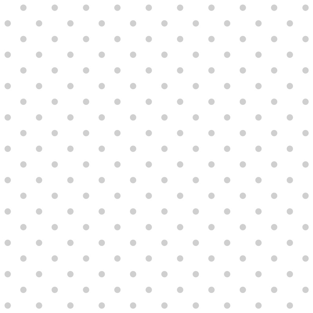 Biała tapeta w szare kropki, groszki 2 cm - Dekoori zdjęcie 1