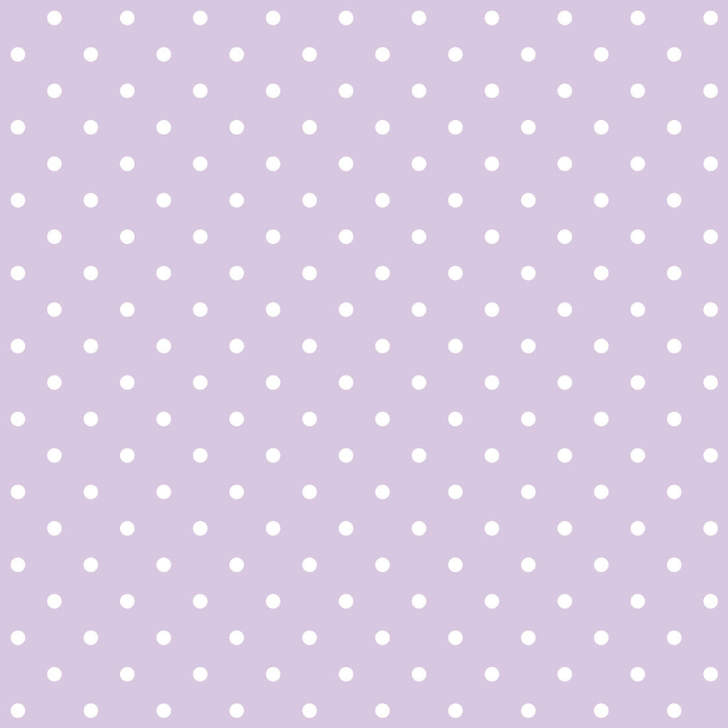 Fioletowa tapeta w małe białe kropki, groszki, polka dot 2 cm - Dekoori zdjęcie 1