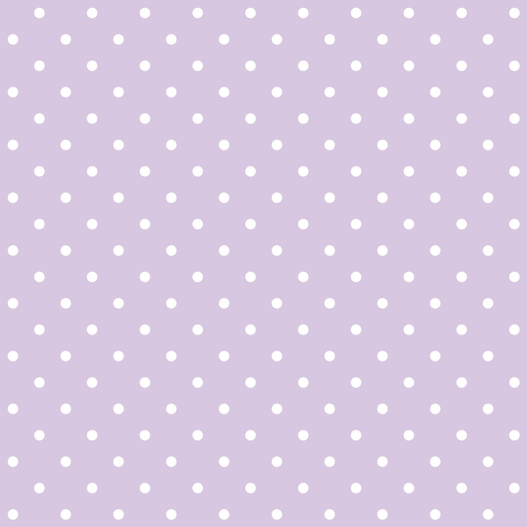 Fioletowa tapeta w małe białe kropki, groszki, polka dot 2 cm - Dekoori zdjęcie 1