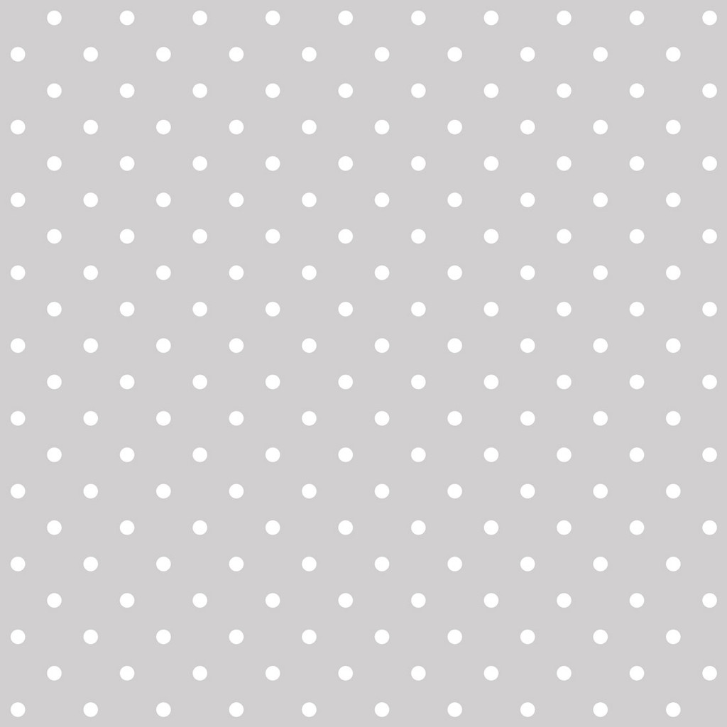 Szara tapeta w małe białe kropki, groszki, polka dot 2 cm - Dekoori zdjęcie 1
