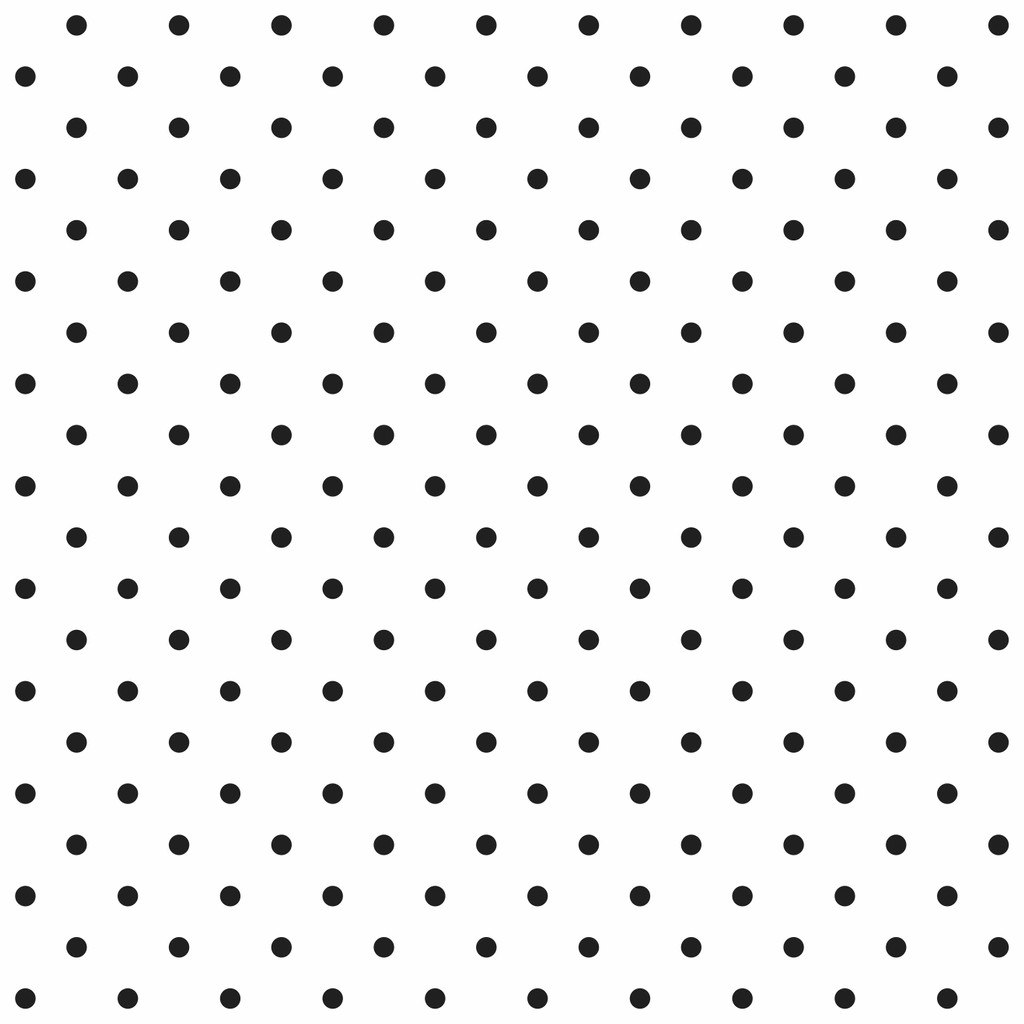 Biała tapeta w czarne małe kropki, groszki pin-up 2 cm - Dekoori zdjęcie 1