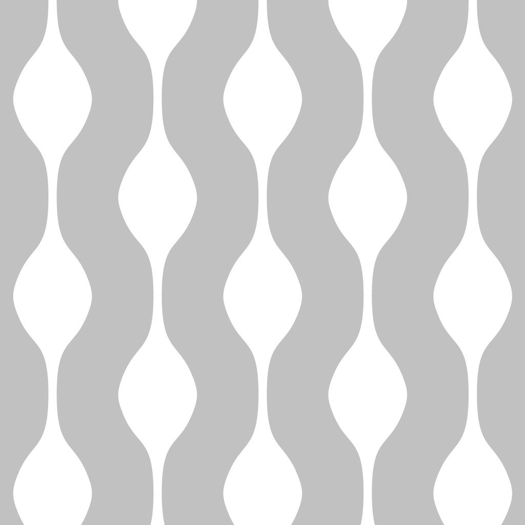 Tapeta szaro-biała w pionowy wzór OKO - Dekoori zdjęcie 1
