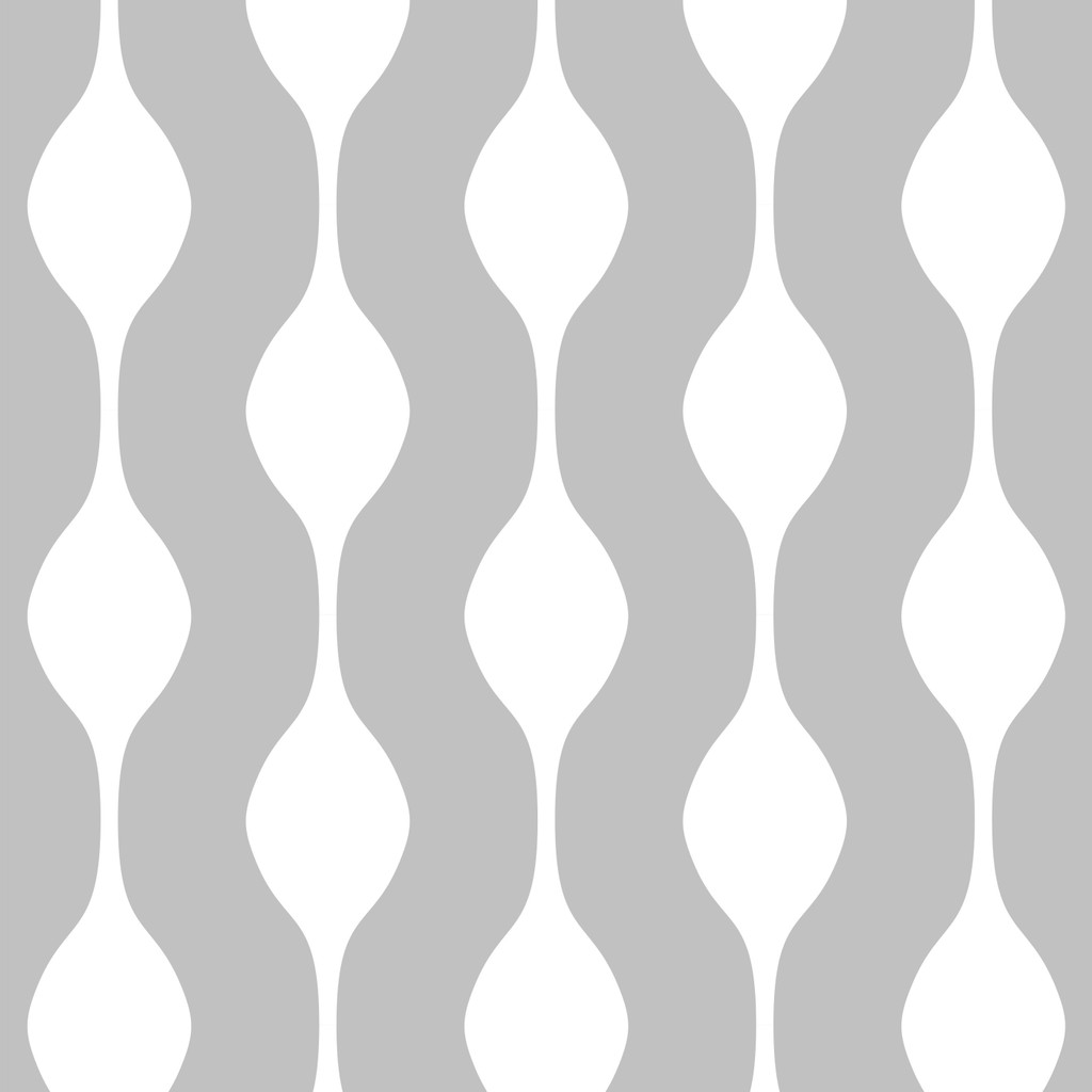 Tapeta szaro-biała w pionowy wzór OKO - Dekoori zdjęcie 1