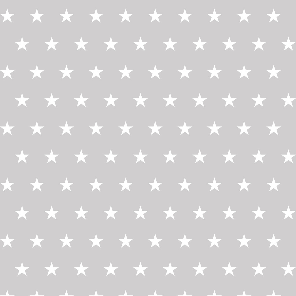 Szara tapeta w białe gwiazdki 5 cm - Dekoori zdjęcie 1