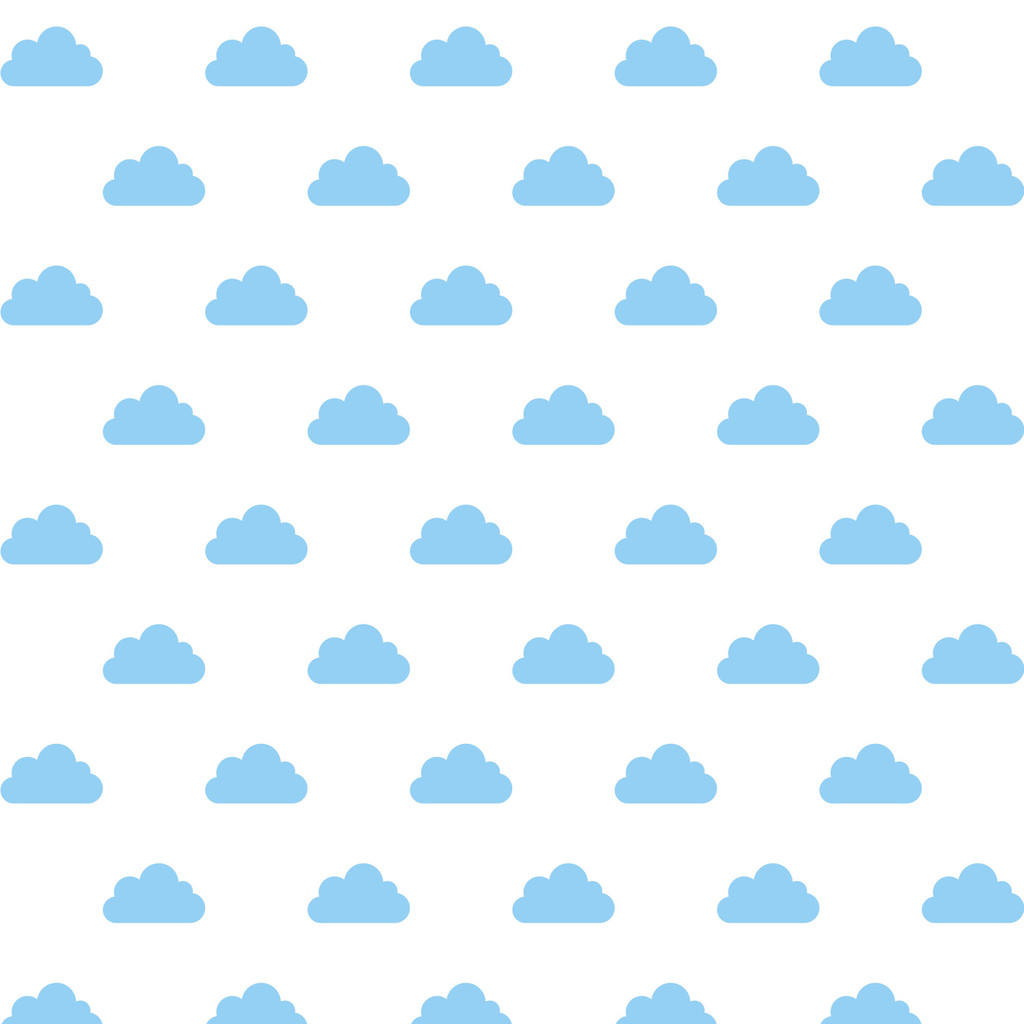 Tapeta w chmurki chmury biało-niebieska - Dekoori zdjęcie 1