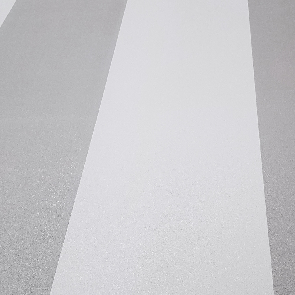 Tapeta w PASY PIONOWE biało-szare 16,6 cm - Dekoori zdjęcie 4