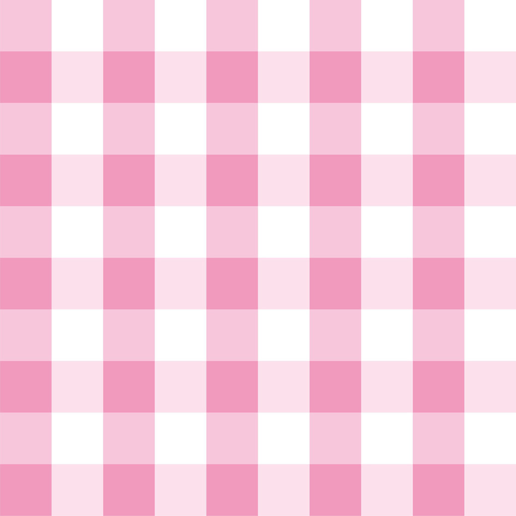 Tapeta w KRATKĘ różowa, biała 10 cm - Dekoori zdjęcie 1