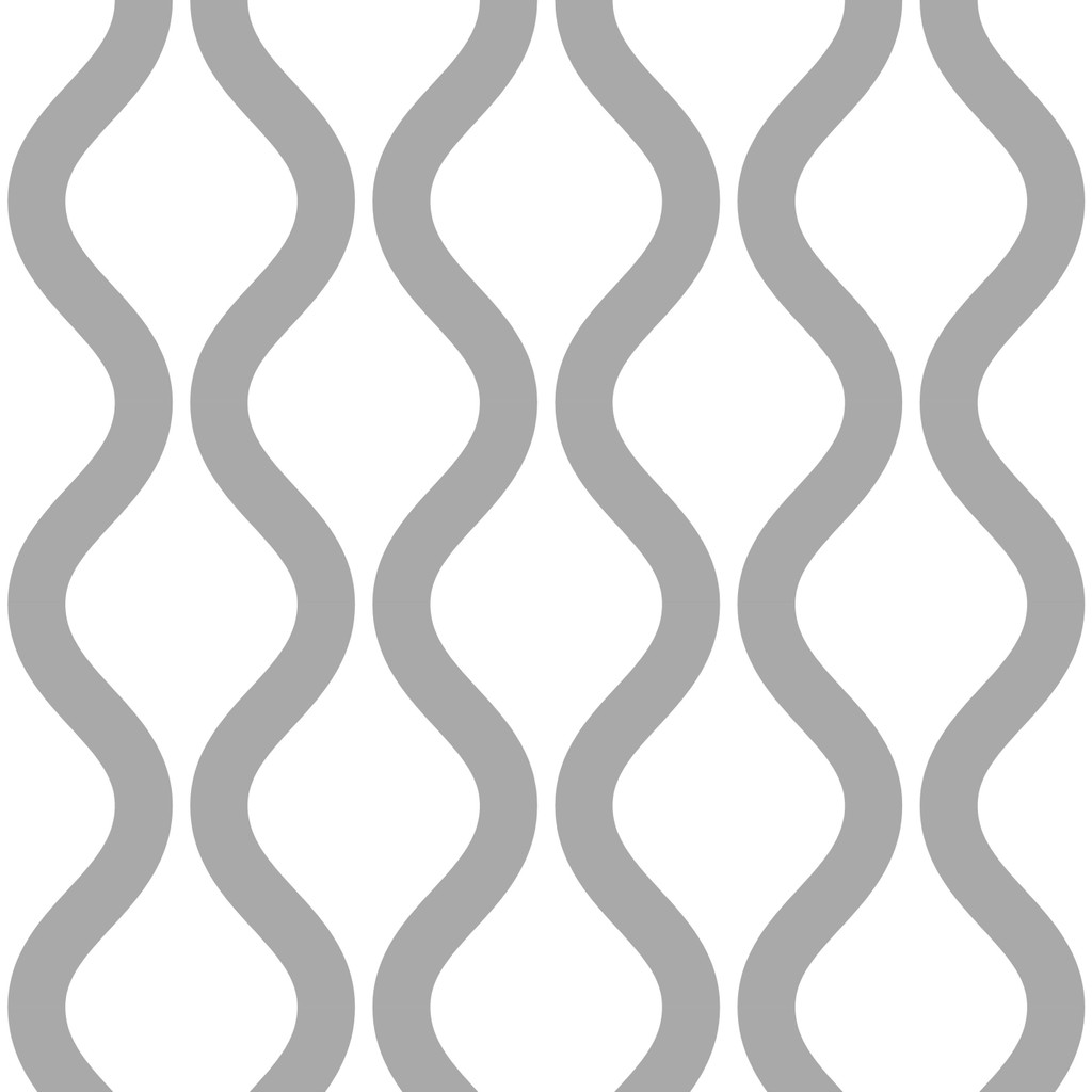 Tapeta biało-szara w pionowy, falisty wzór - Dekoori zdjęcie 1